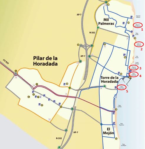 playas pilar de la horadada